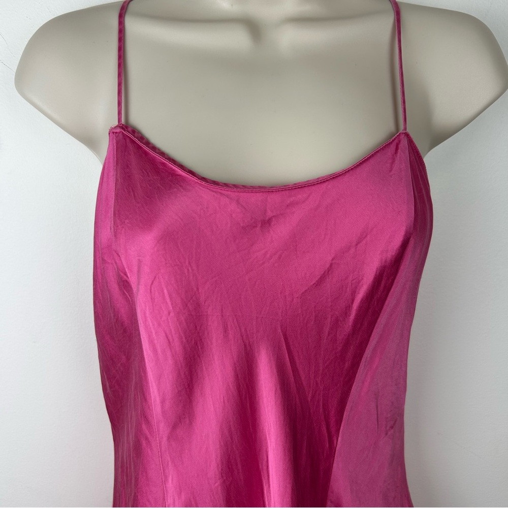 Vintage Victoria's Secret Silk Satin Slip Dress M Coquette Romantic Valentines - Picture 4 of 13